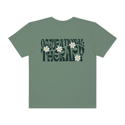 OT Retro Daisy Comfort Colors T-Shirt | Front and Back Print