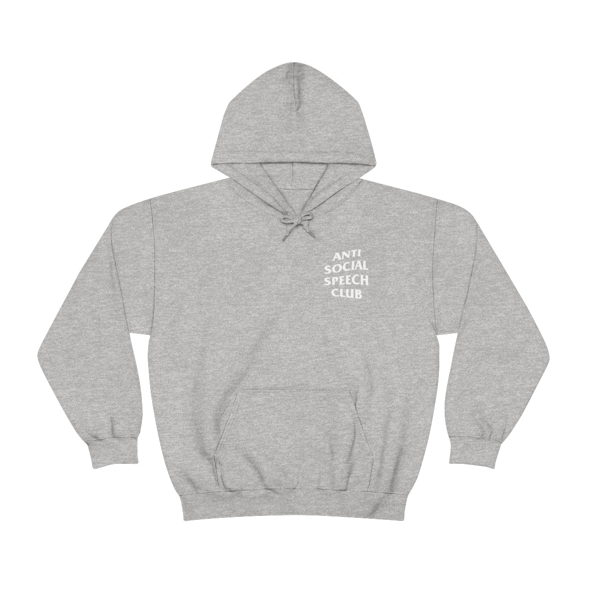 Antisocial Speech Club Hoodie | Front and Back Print