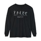 Spooky OT Skeletons Long Sleeve Comfort Colors T-Shirt