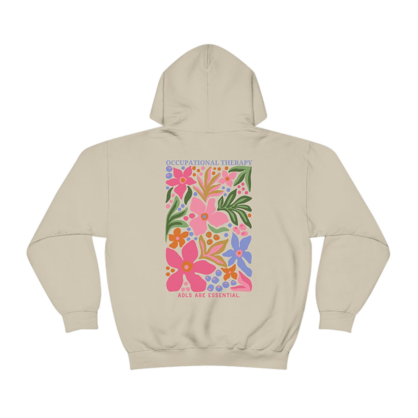 Occupational Therapy Hoodie | Front and Back Print