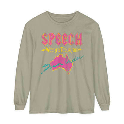 Speech World Tour Long Sleeve Comfort Colors T-Shirt