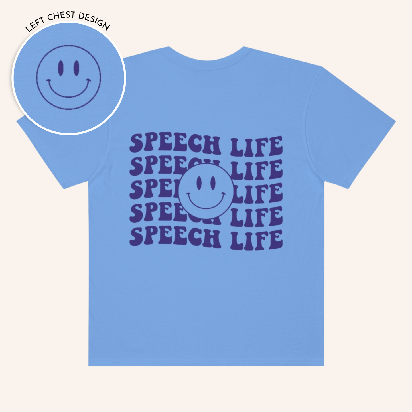 Speech Life Short Sleeve T-Shirt | Front and Back Print
