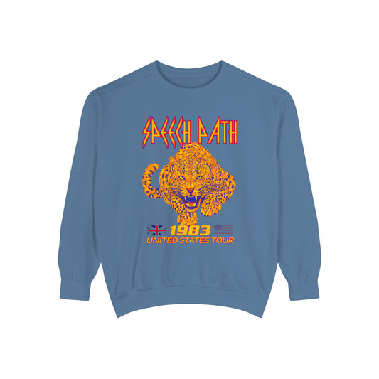 Def Speech Band Inspired Comfort Colors Sweatshirt