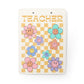 Teacher Distressed Retro Daisy Clipboard