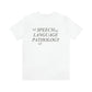 Speech Path Butterflies Jersey T-Shirt | Front and Back Print