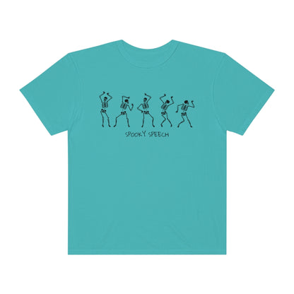 Spooky Speech Skeletons Comfort Colors T-Shirt