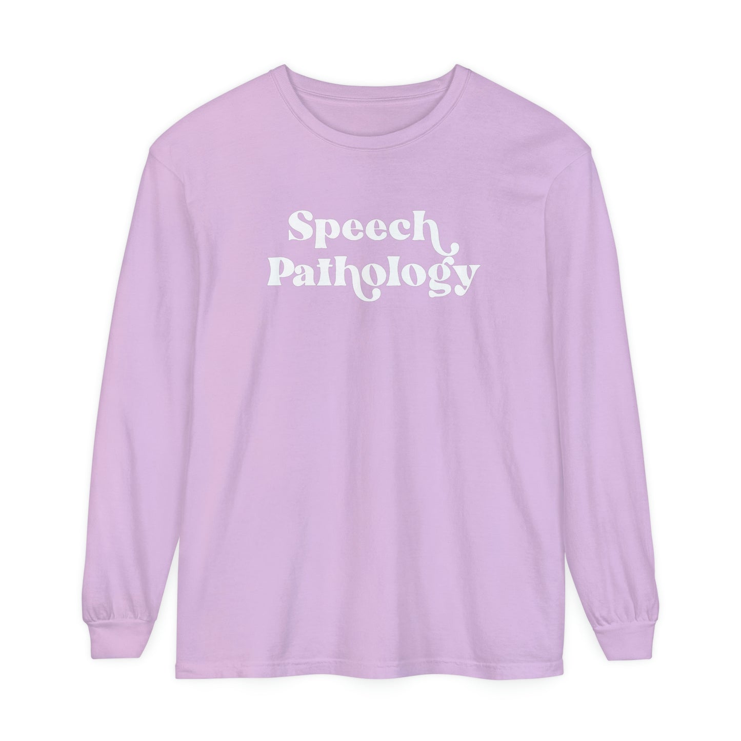Speech Pathology Comfort Colors Long Sleeve T-Shirt
