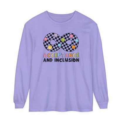 Acceptance and Inclusion Long Sleeve Comfort Colors T-Shirt