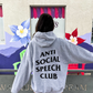 Antisocial Speech Club Hoodie | Front and Back Print