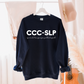 CCC-SLP Crewneck Sweatshirt | White Font