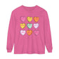 PT Scope Candy Hearts Long Sleeve Comfort Colors T-Shirt