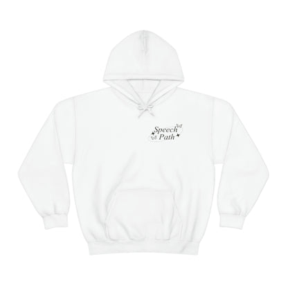 Speech Path Butterflies Hoodie | Front and Back Print