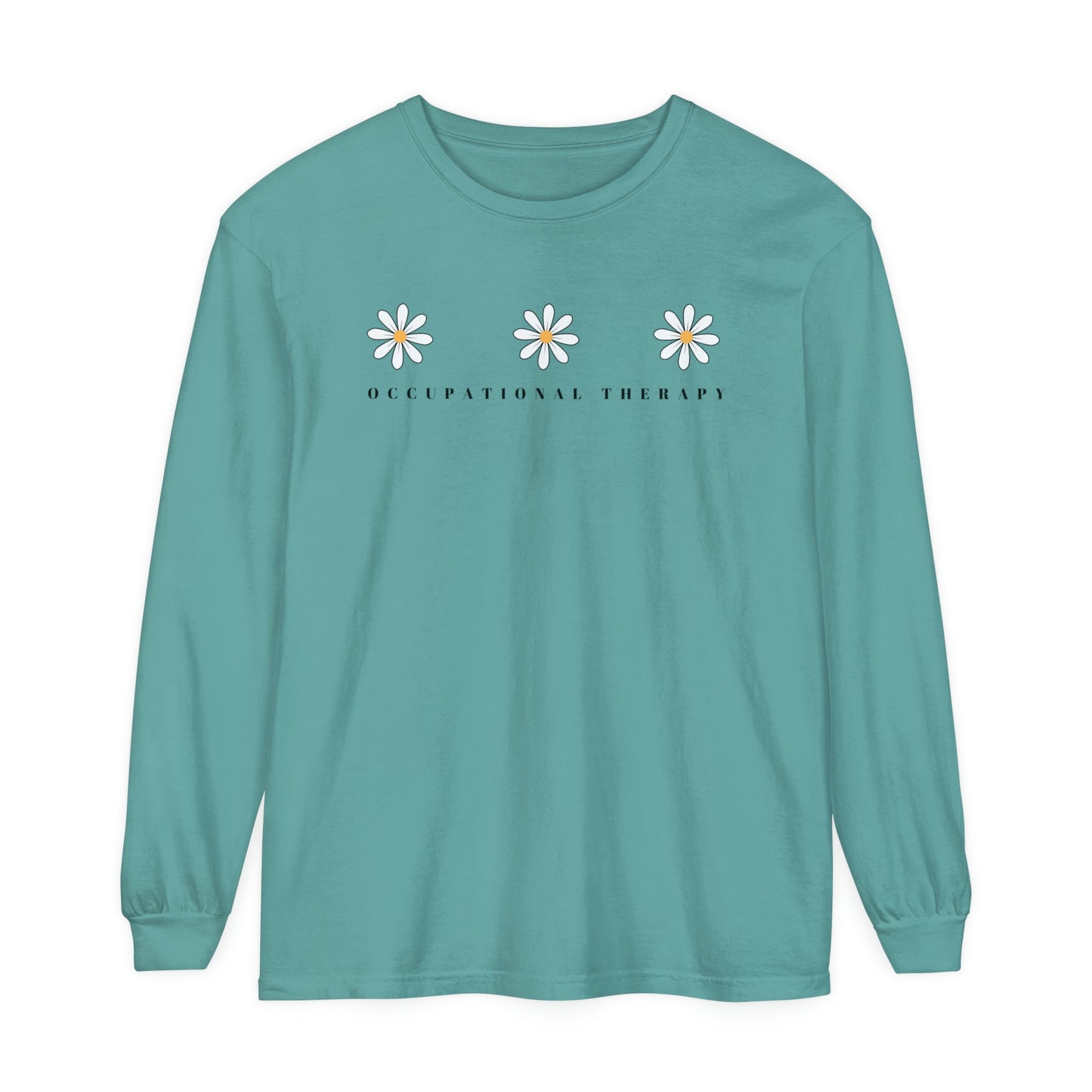 Daisy Occupational Therapy Long Sleeve Comfort Colors T-Shirt