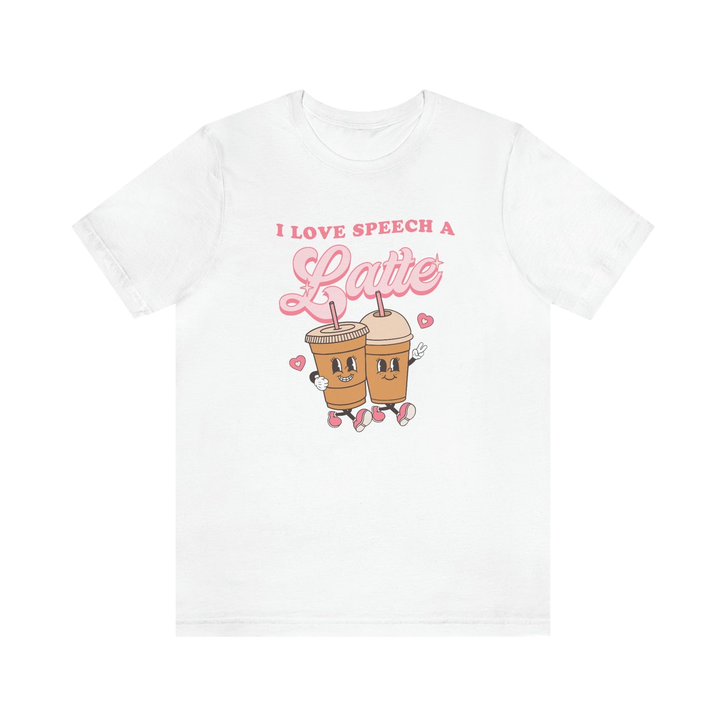 I Love Speech a Latte Jersey T-Shirt
