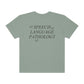 Speech Path Butterflies Comfort Colors T-Shirt | Front and Back Print
