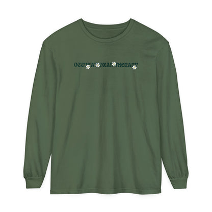 OT Retro Daisy Long Sleeve Comfort Colors T-shirt