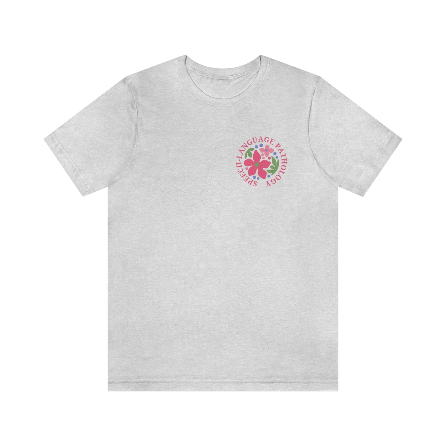 Speech-Language Pathology Jersey T-Shirt | Front and Back Print