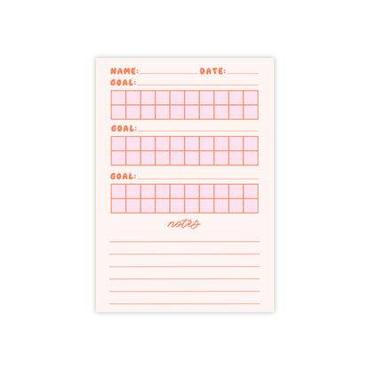 Multiple Goals Data Sheet Post-it® Note Pad 4 x 6