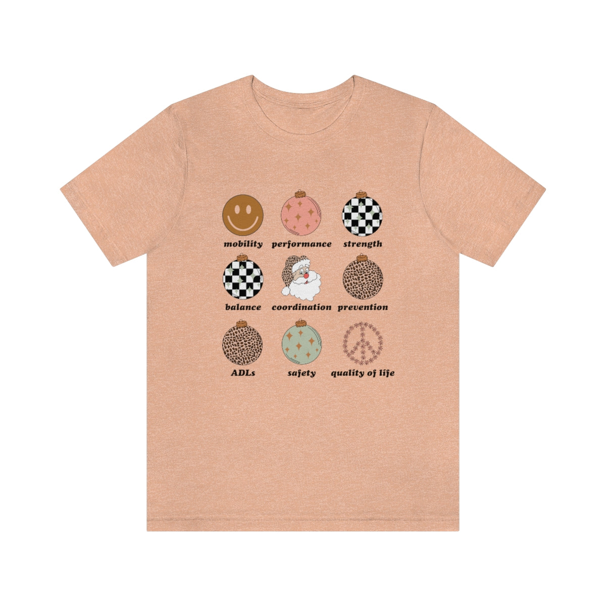 Retro Holiday PT Scope of Practice Jersey T-Shirt