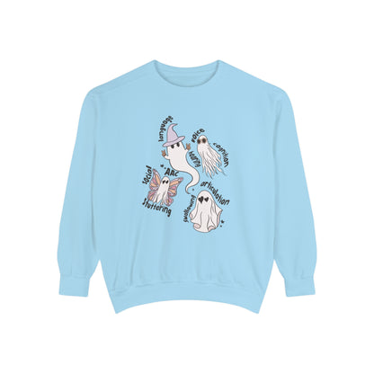 Ghost Friends Speech Scope Comfort Colors Sweatshirt