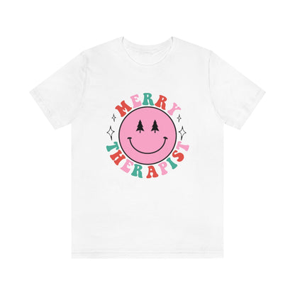 Merry Therapist Smile Jersey T-Shirt