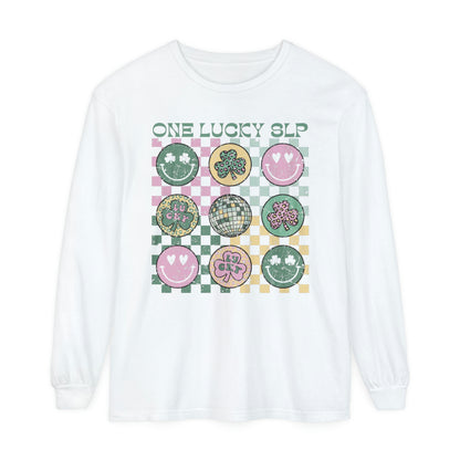 One Lucky SLP Long Sleeve Comfort Colors T-Shirt