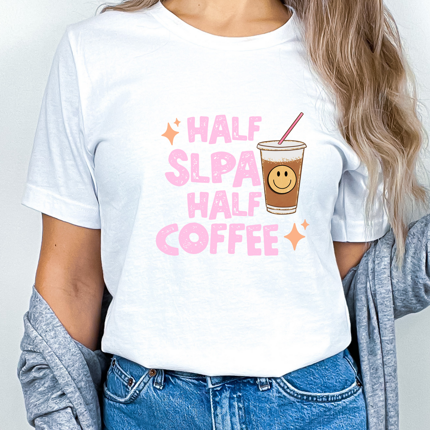 Half SLPA Half Coffee Comfort Colors T-shirt