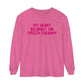 My Heart Belongs to Speech Therapy Long Sleeve Comfort Colors T-Shirt