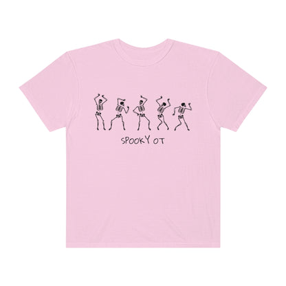Spooky OT Skeletons Comfort Colors T-Shirt