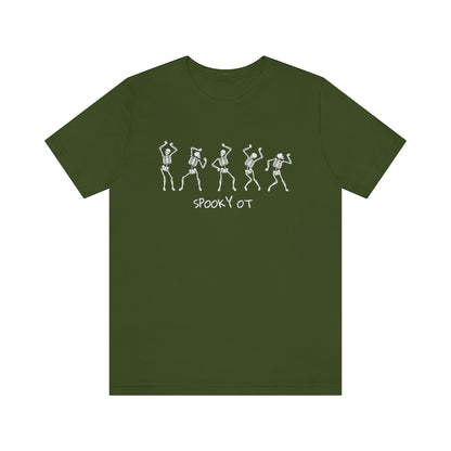 Spooky OT Skeleton Jersey T-Shirt