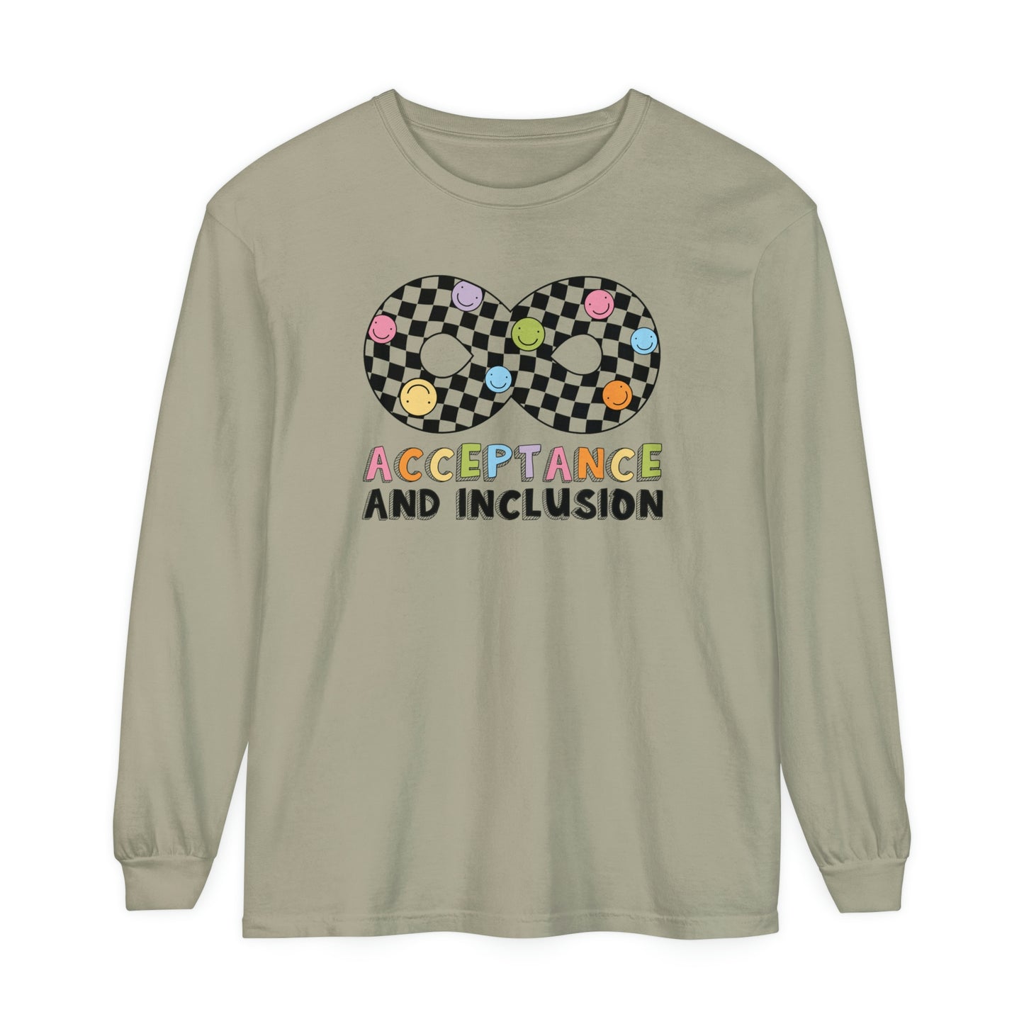 Acceptance and Inclusion Long Sleeve Comfort Colors T-Shirt