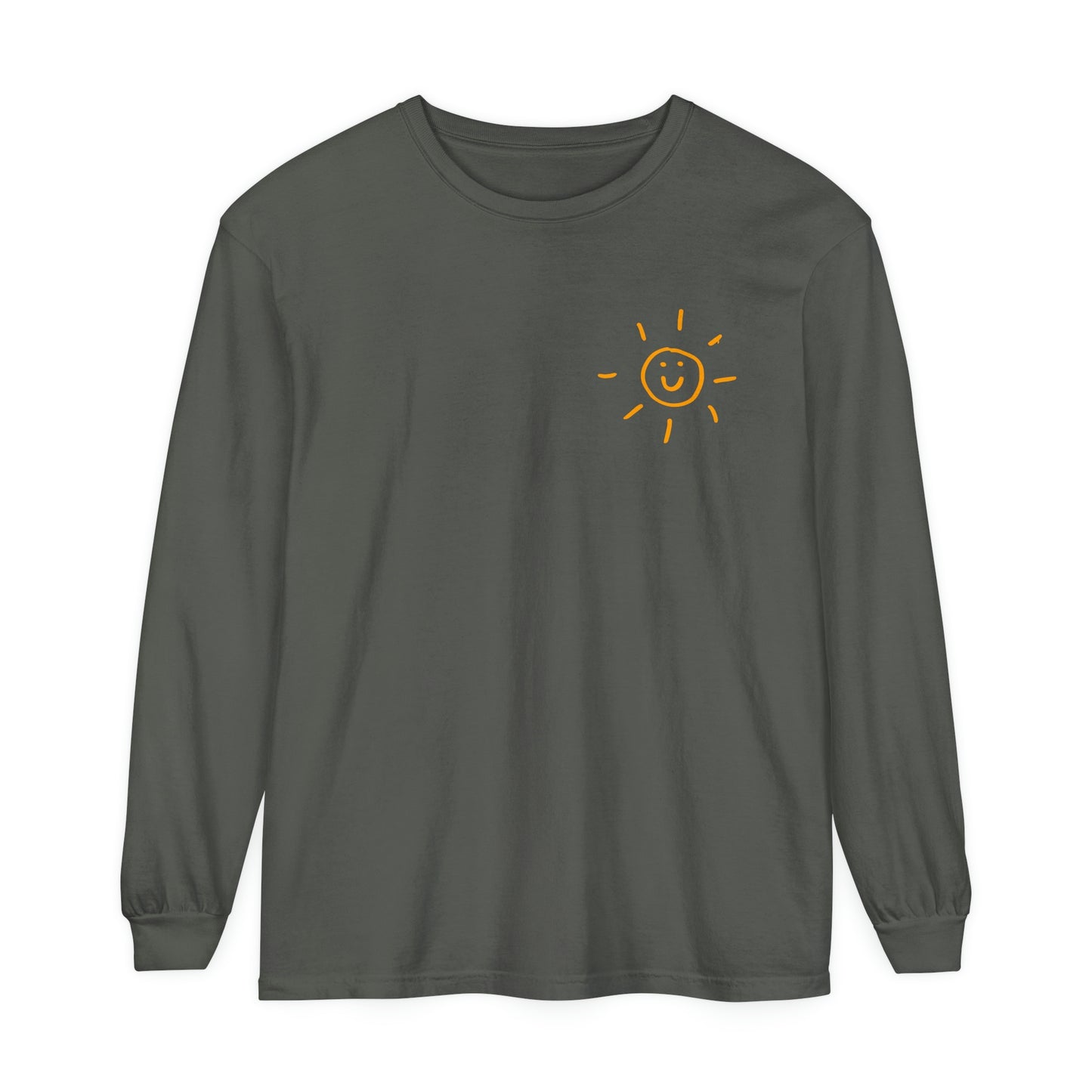 Be Someone's Sunshine Long Sleeve Comfort Colors T-Shirt