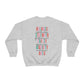 Merry Physical Therapist Crewneck Sweatshirt | Front and Back Print