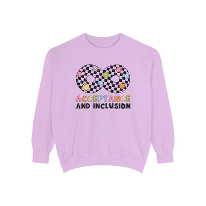 Acceptance and Inclusion Comfort Colors Sweatshirt
