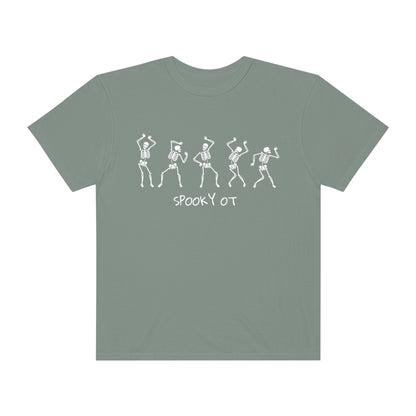 Spooky OT Skeletons Comfort Colors T-Shirt