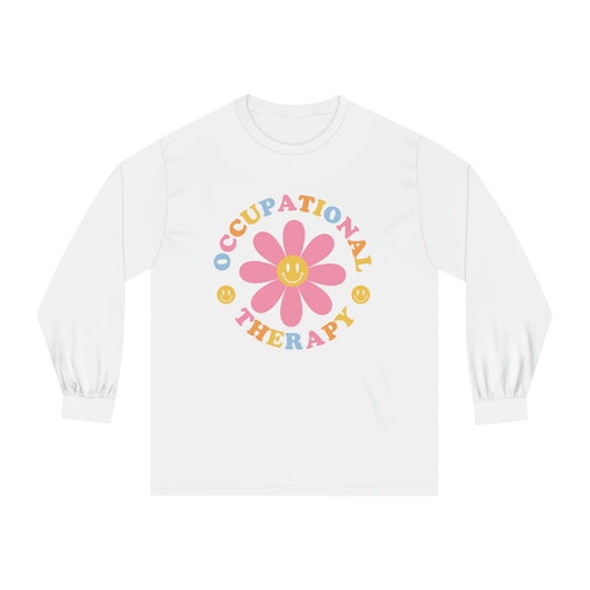 Occupational Therapy Daisy Multicolored Long Sleeve T-Shirt