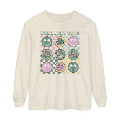 One Lucky COTA Long Sleeve Comfort Colors T-Shirt