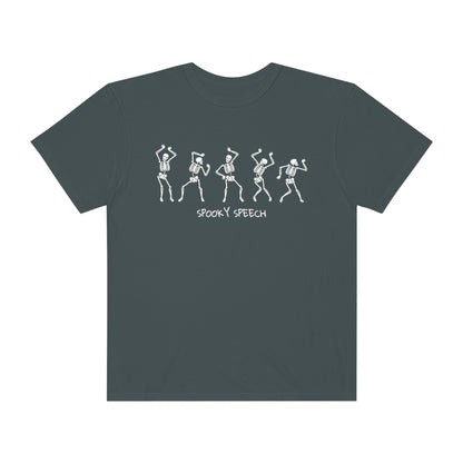 Spooky Speech Skeletons Comfort Colors T-Shirt
