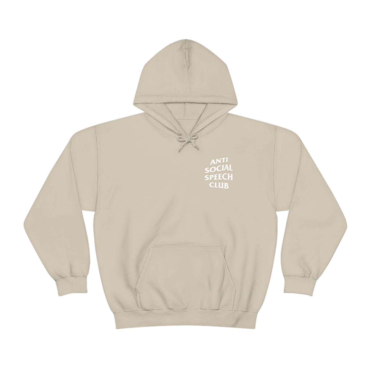 Antisocial Speech Club Hoodie | Front and Back Print