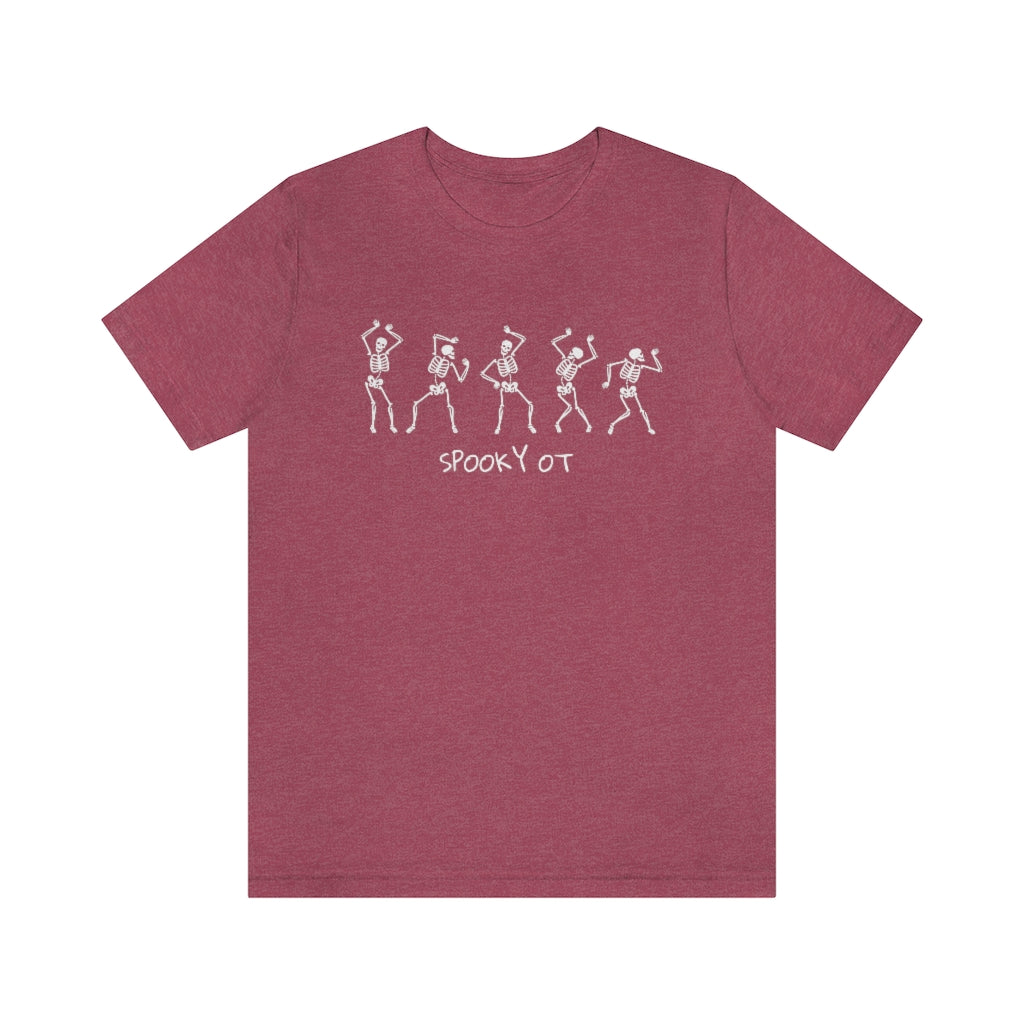 Spooky OT Skeleton Jersey T-Shirt
