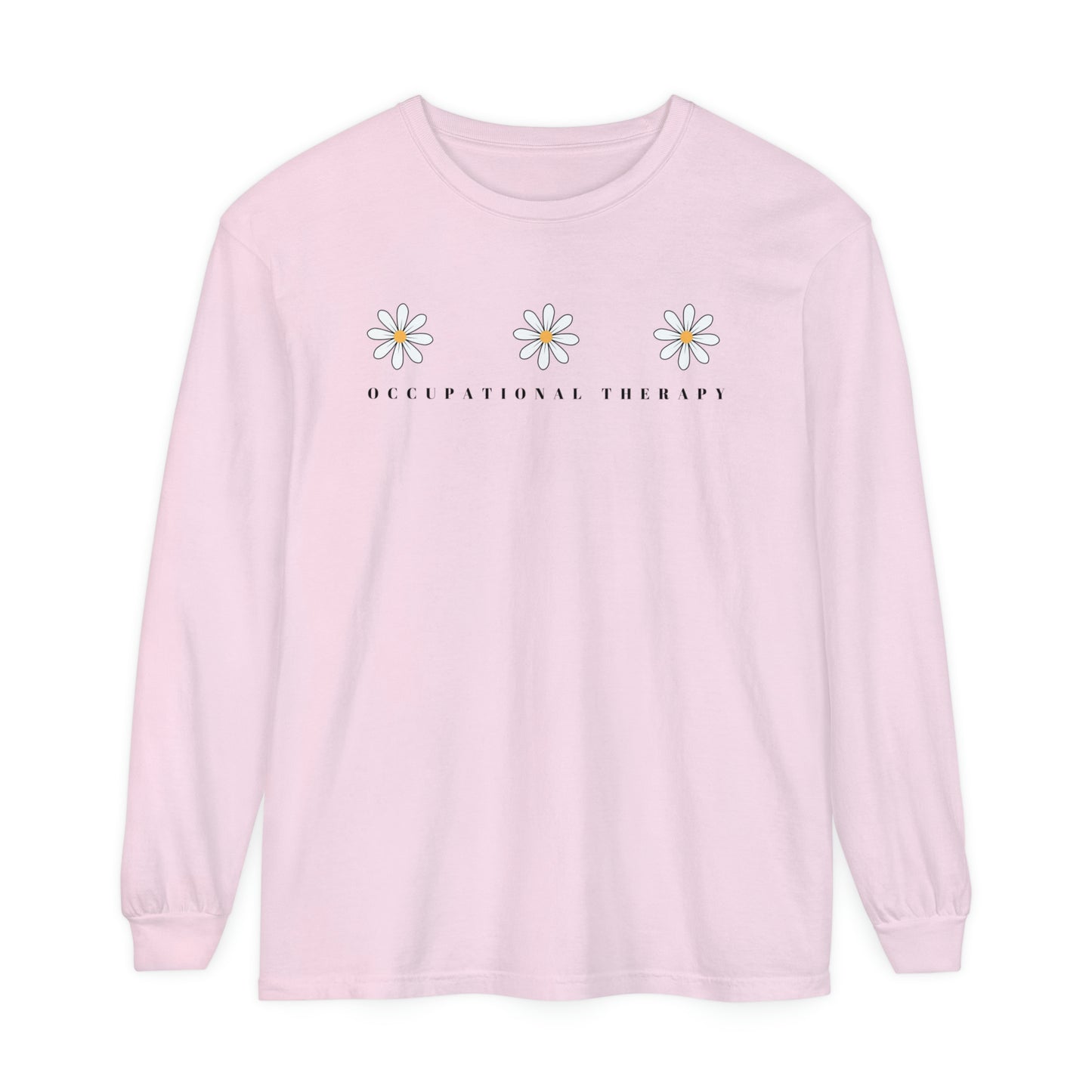 Daisy Occupational Therapy Long Sleeve Comfort Colors T-Shirt