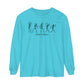 Spooky Speech Skeletons Long Sleeve Comfort Colors T-Shirt