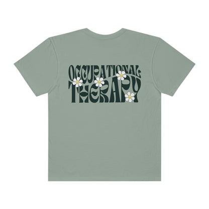 OT Retro Daisy Comfort Colors T-Shirt | Front and Back Print