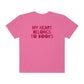 My Heart Belongs to Books Tonal Comfort Colors T-Shirt