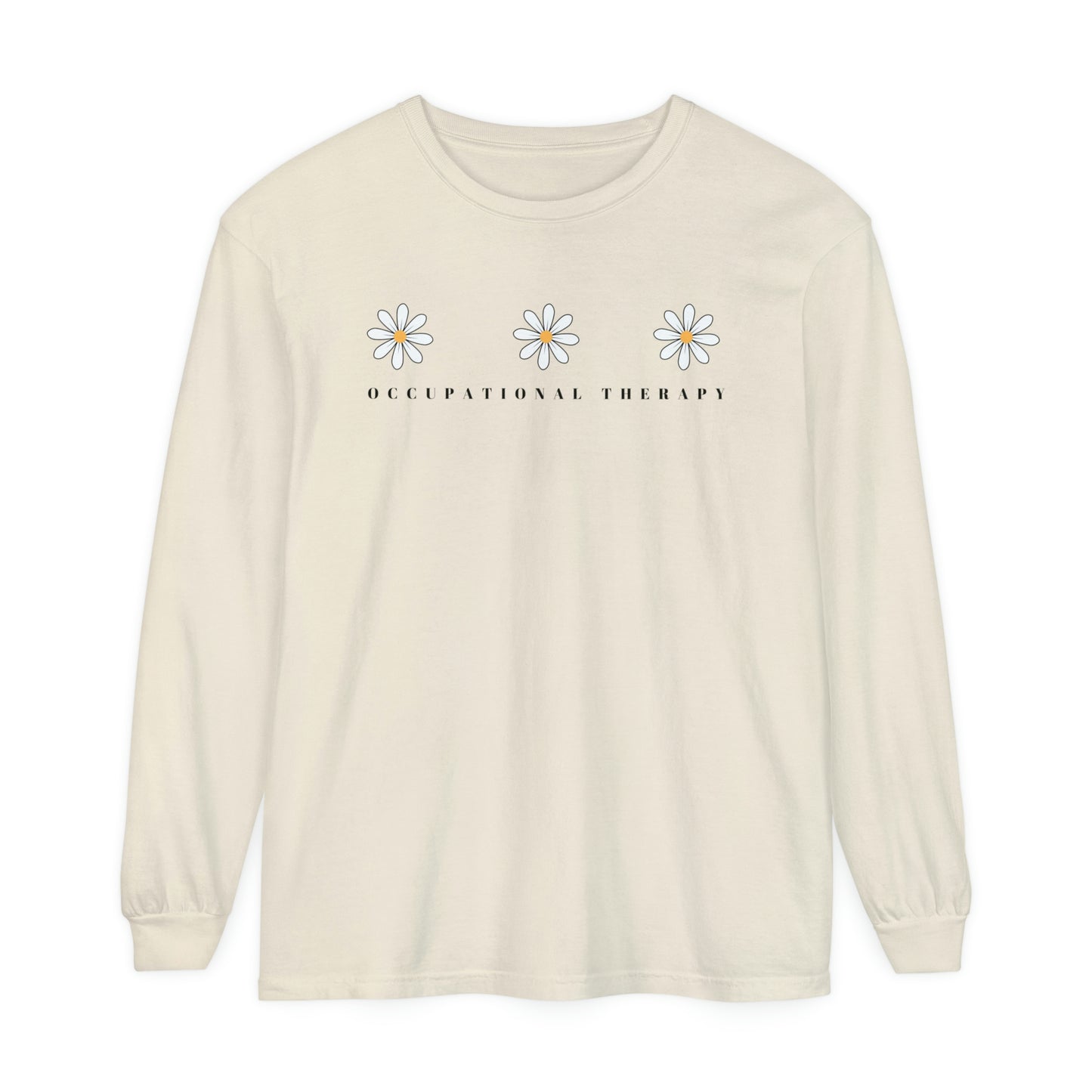 Daisy Occupational Therapy Long Sleeve Comfort Colors T-Shirt