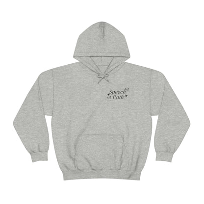 Speech Path Butterflies Hoodie | Front and Back Print