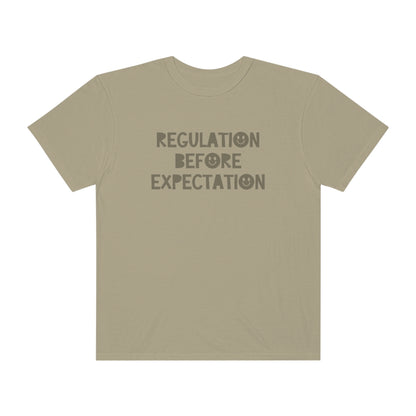 Regulation Before Expectation Tonal Comfort Colors T-Shirt