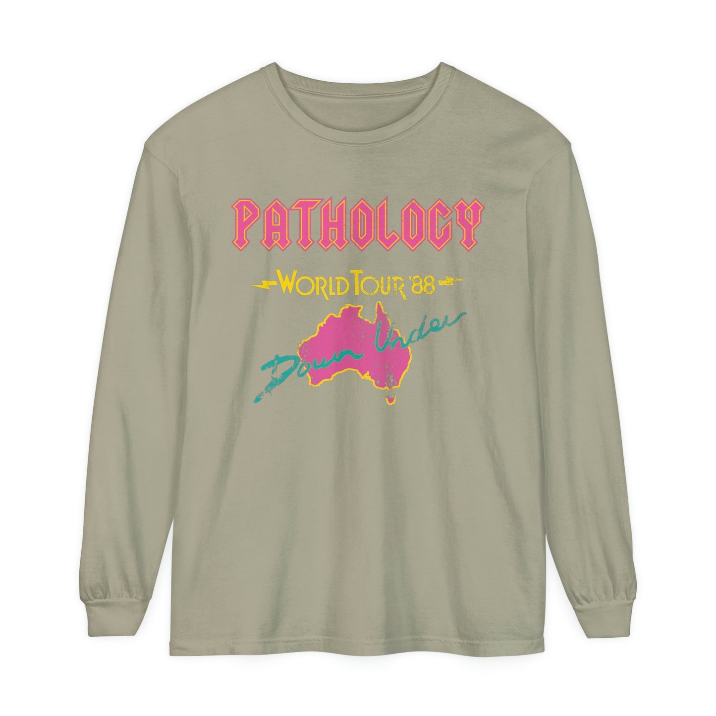Pathology World Tour Long Sleeve Comfort Colors T-Shirt