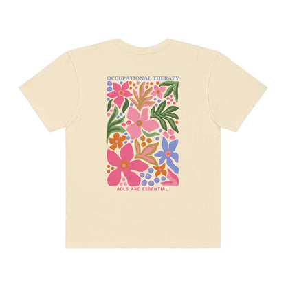 Occupational Therapy Comfort Colors T-Shirt | Front and Back Print
