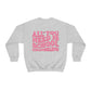 All You Need Is School Counseling Crewneck Sweatshirt | Front and Back Print